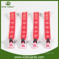 Factory direct custom adjustable woven wristband for festival event